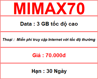 Mimax70 3gb