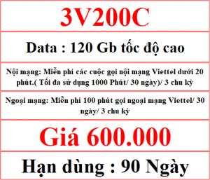 3v200c 120gb 90 NgÀy