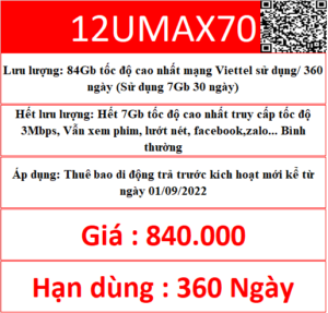 12umax70 Viettel