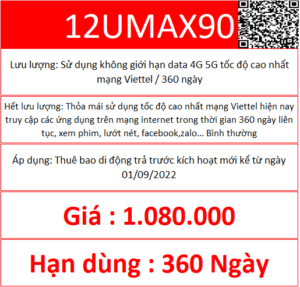 12umax90 Viettel