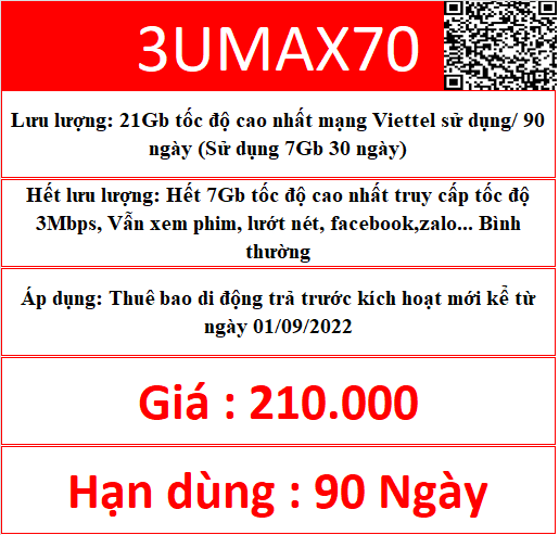 3UMAX70 4 3umax70 Viettel