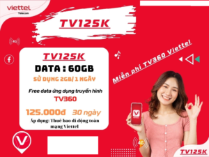 GÓi CƯỚc 3tv125k Viettel