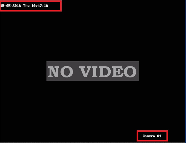 Camera không lên hình hoặc mất tín hiệu