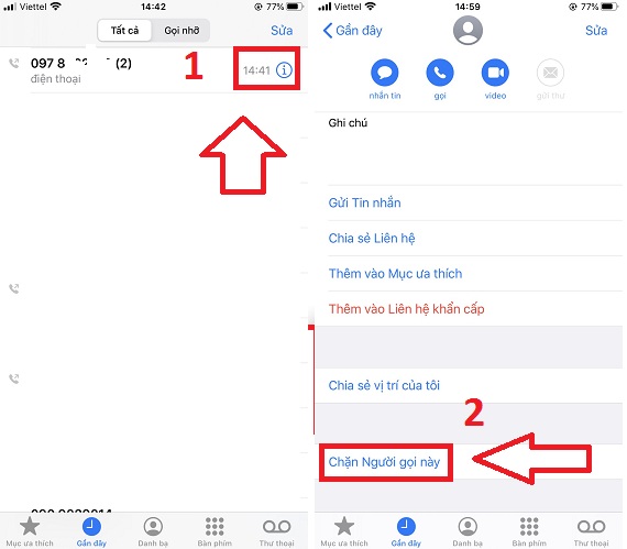 Bí Kíp Chặn Tin Nhắn Rác 6 Chặn cuộc gọi rác trên điện thoại iphone