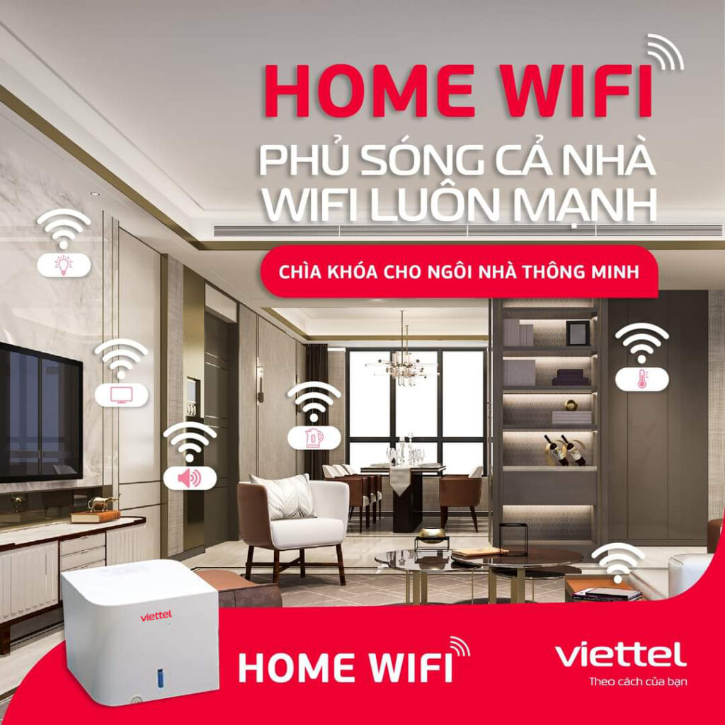 Home Wifi Viettel sẽ giúp bạn sử dụng trực tuyến không bị ngắt quãng dù bất cứ đâu trong không gian lắp đặt.