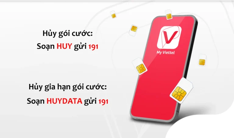 cách hủy gói 1N Viettel