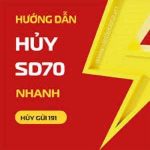cách hủy gói SD70 Viettel