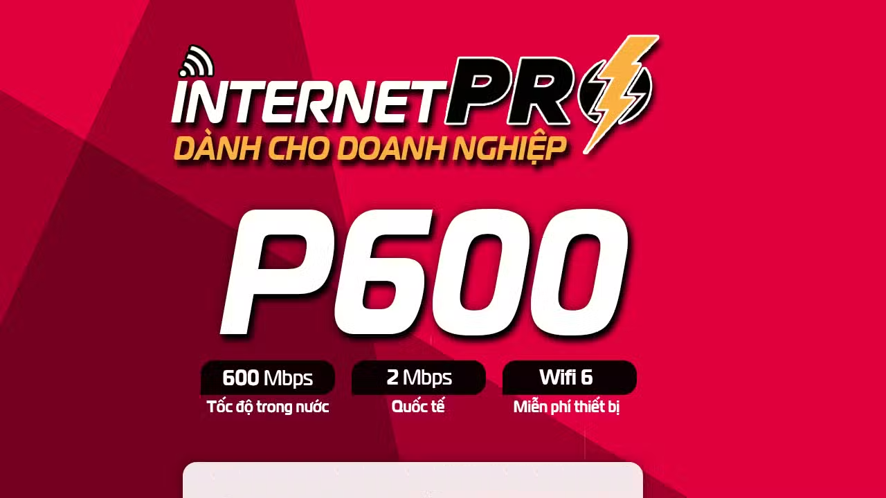 Gói Cước PRO600 Viettel 8 Gói Cước PRO600 Viettel