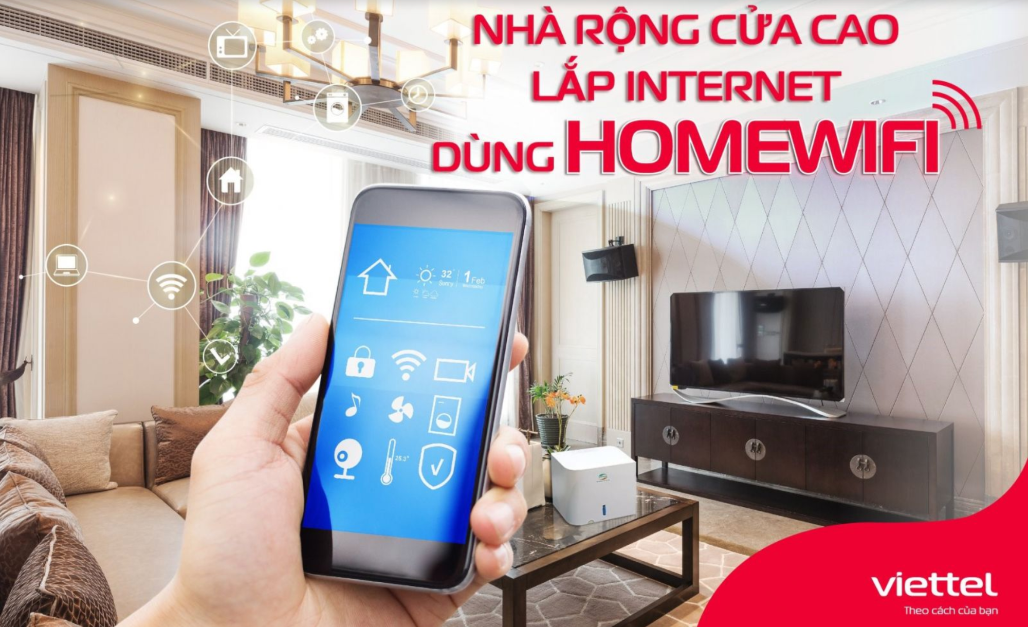 Lắp mạng Viettel Thái Nguyên chỉ 165k tặng wifi 5Ghz 7 lap dat wifi viettel thai nguyen