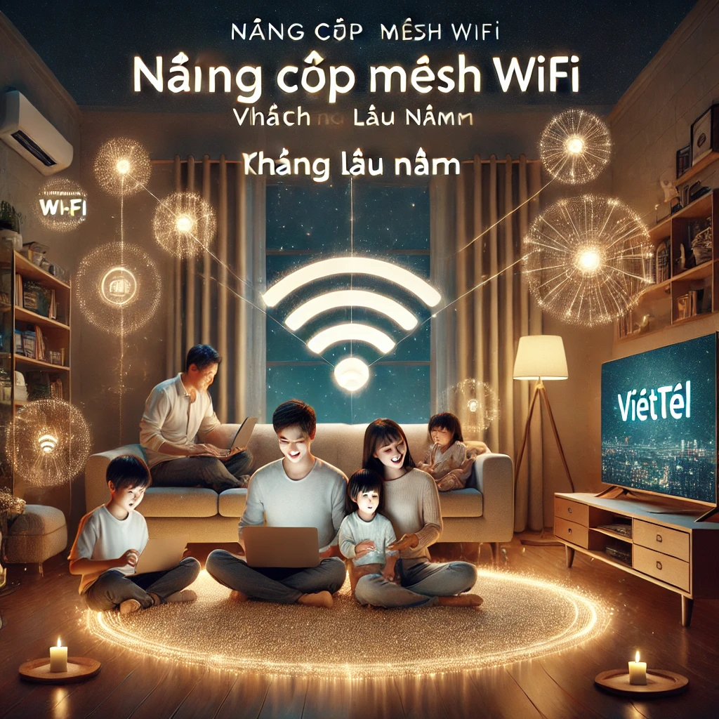 Nâng Cấp Mesh Wifi Viettel Tri Ân Khách Hàng Lâu Năm 6 Công nghệ tiên tiến, dễ dàng nâng cấp