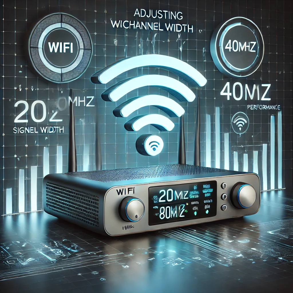 Thay đổi độ Rộng Kênh Wifi