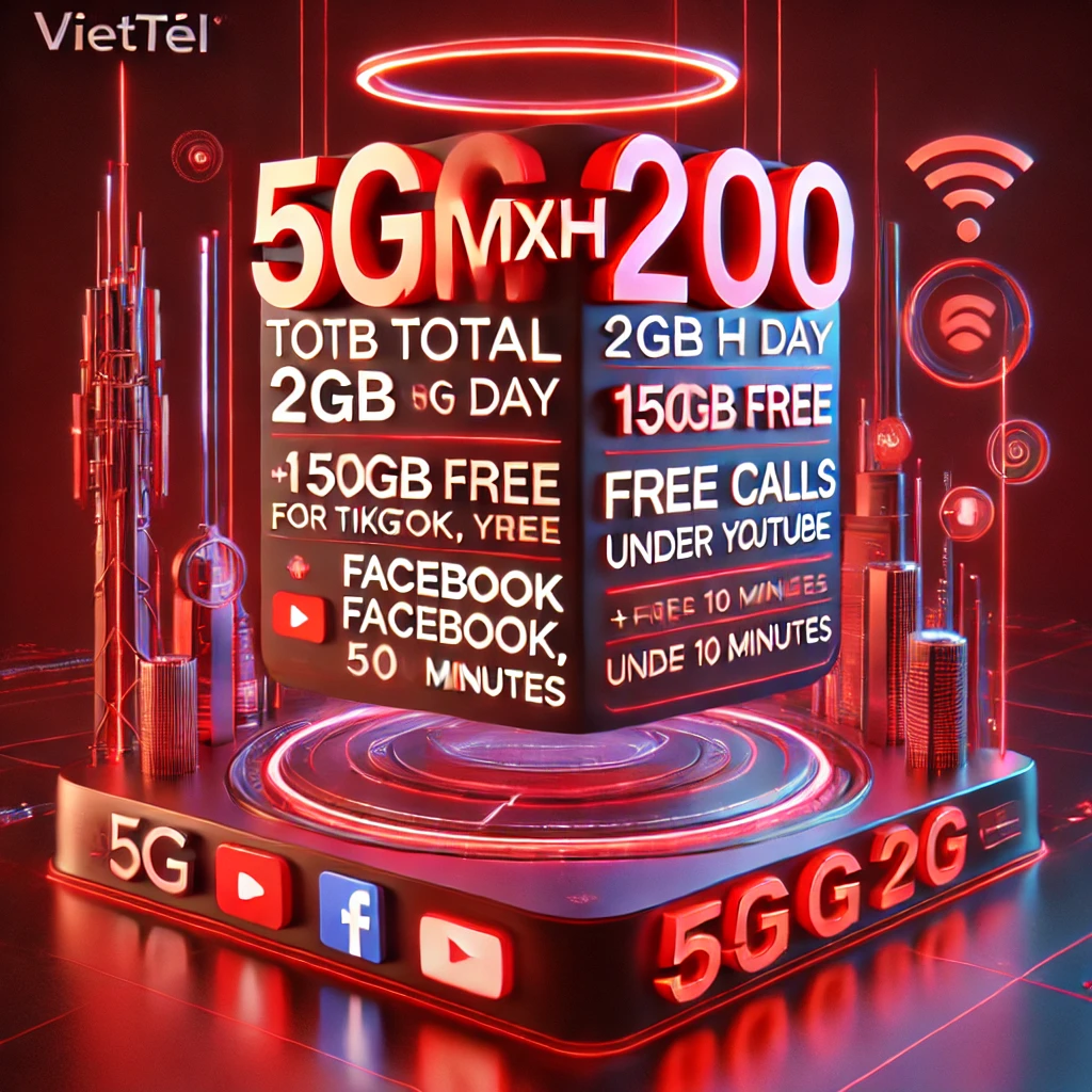 Gói Cước 5gmxh200 Viettel – Trải Nghiệm Internet Tốc độ Cao Không Giới Hạn