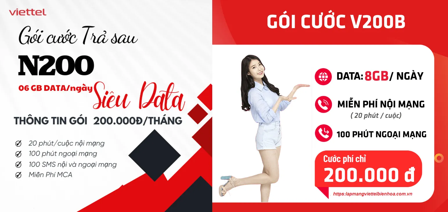 So sánh gói cước Viettel V200B trả trước và N200 trả sau 5 So sánh gói cước Viettel V200B trả trước và N200 trả sau