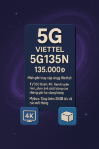 Gói Cước 5g135n Viettel