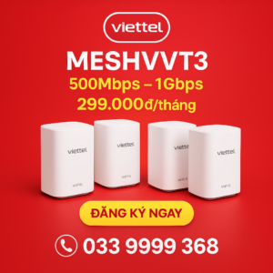Gói Cước Internet MESHVT3 Viettel