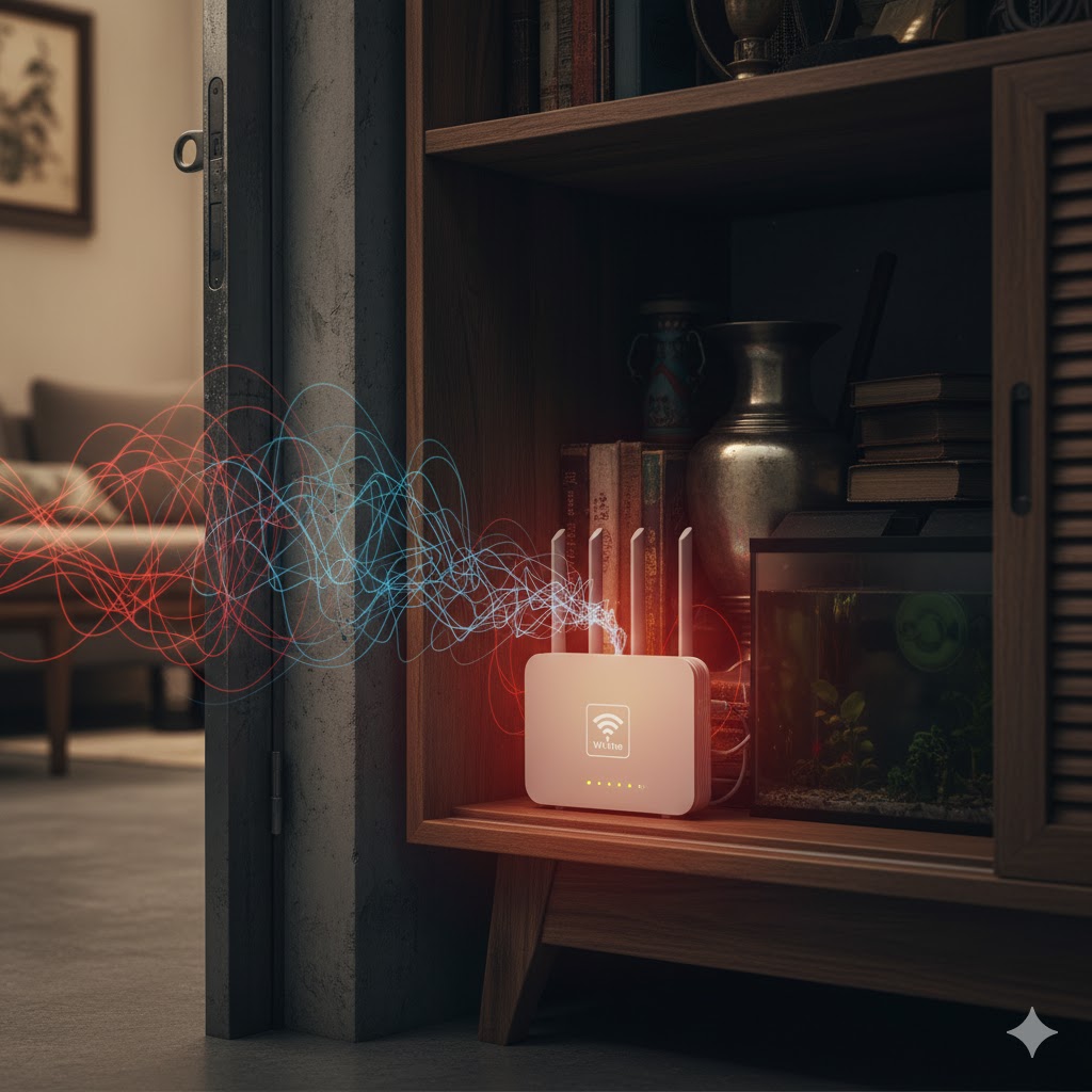 Bước 2 Chọn Ngai Vàng Cho Modem – Tối Ưu Hóa Vị Trí Phát Sóng