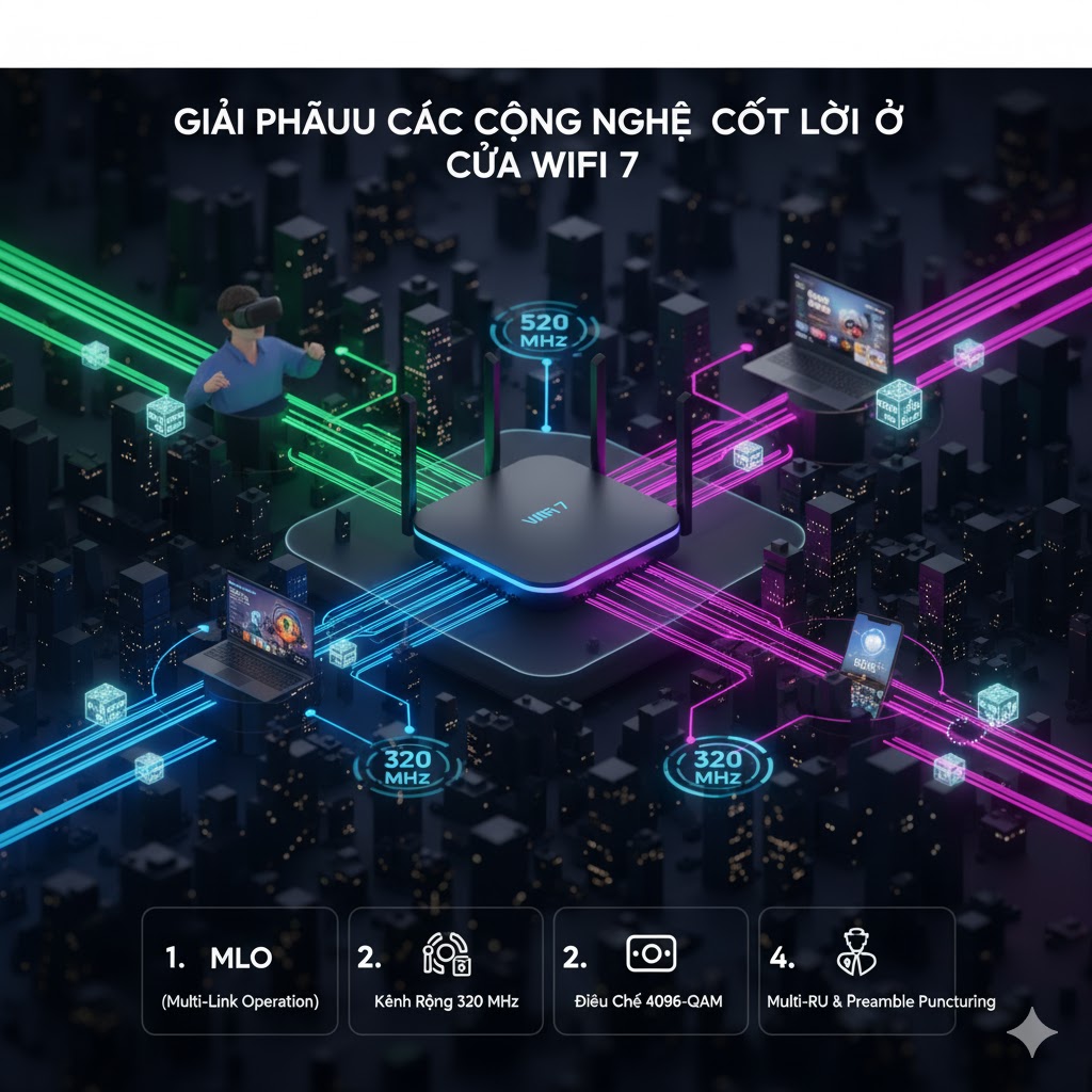 Giải Phẫu Các Công Nghệ Cốt Lõi Của Wifi 7