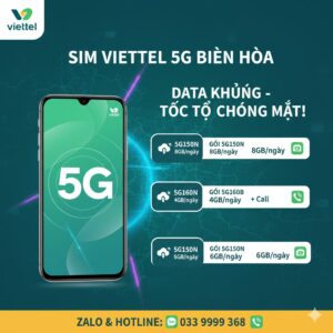 Mua Sim Viettel Tại Biên Hòa Chỉ Với 150k