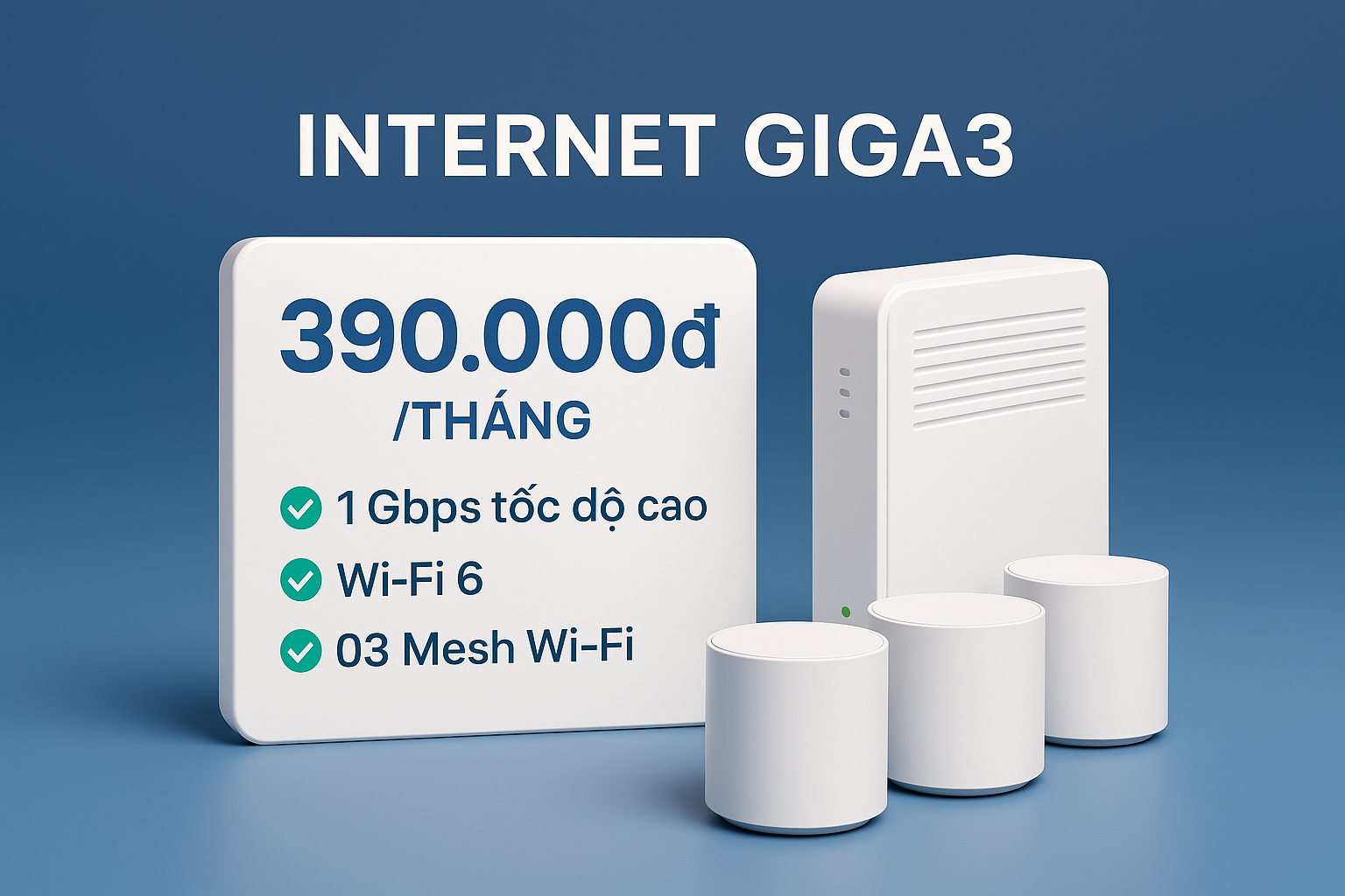 Giga3 Viettel Giải pháp Internet 1Gbps toàn diện cho gia đình doanh nghiệp trong kỷ nguyên số