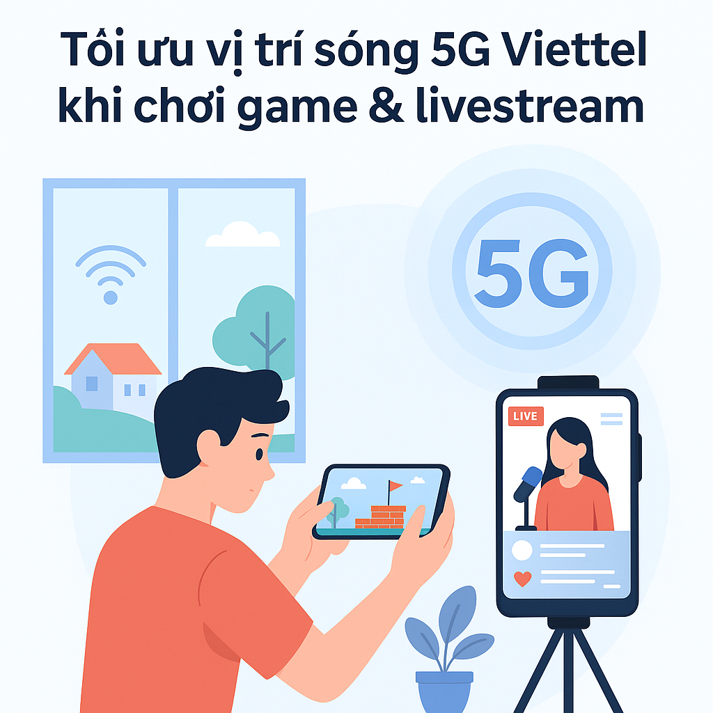 HƯỚNG DẪN TỐI ƯU 5G VIETTEL CHO NGƯỜI CHƠI GAME VÀ LIVESTREAM 7 Ki%E1%BB%83m%20tra%20v%E1%BB%8B%20tr%C3%AD%20s%C3%B3ng