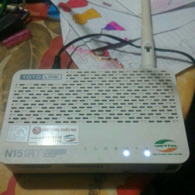 Các loại modem wifi miễn phí khi đăng ký lắp mạng cáp quang Viettel 16 Modem Wifi Totolink N151rt + Converter